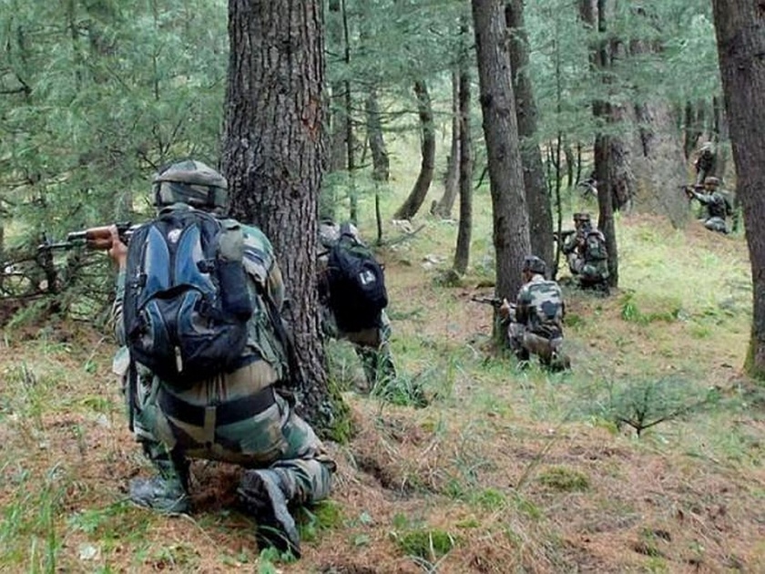 Jammu and Kashmir: Encounter breaks out between security forces and terrorists in Tral | Jammu And Kashmir : त्रालमध्ये जवानांनी 2 ते 3 दहशतवाद्यांना घेरले