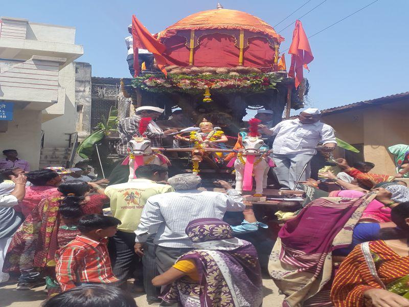 Shriram Rathotsav celebrates in Jamner city | जामनेर शहरात श्रीराम रथोत्सव उत्साहात साजरा
