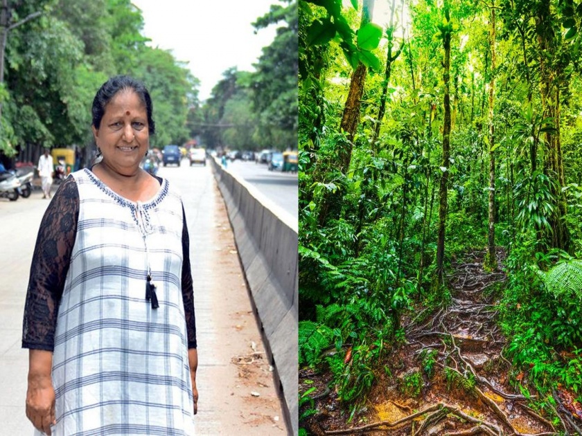 68 years old bengaluru based women planted more than 73000 trees in city memory of her late husband | ६८ वर्षीय महिलेने पतीच्या आठवणीत लावली तब्बल ७३ हजार झाडे!