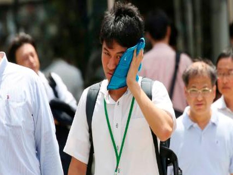 heat wave in Japan, 65 deaths, 22 thousand hospitals | जपानमध्ये उष्णतेचा'चा प्रकोप, 65 जणांचा मृत्यू, 22 हजार रुग्णालयात 