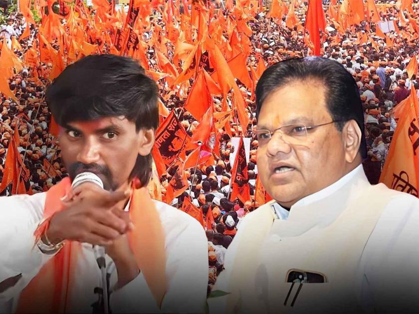 Maratha reservation: Manoj Jarange Patil's angry stance on minister Tanaji Sawant's statement | तुम्ही ज्ञान पाजळायची गरज नाही; मनोज जरांगे मंत्री तानाजी सावंतांवर का संतापले?