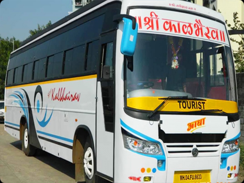 Shocking! driver of Kalbhairav Travels fled leaving the passengers, bus in the forest at midnight | Kalbhairav Travels: धक्कादायक! काळभैरव ट्रॅव्हल्सचा चालक मध्यरात्री बस, प्रवाशांना जंगलभागात सोडून पळाला