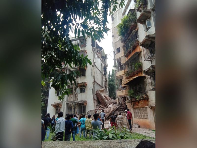 Mumbai Building Collapse: One small girl dies after collapse of a five floor building in Khar road | Mumbai Building Collapse: खारमध्ये पाच मजली इमारतीचा भाग कोसळल्याने एका चिमुकलीचा मृत्यू