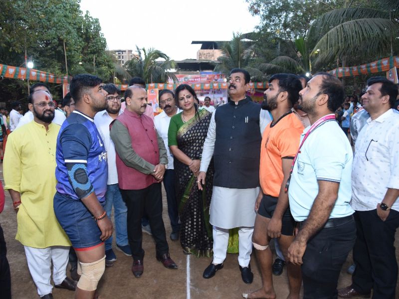 Response to Namo Cup competitions in Kalyan West is commendable - Kapil Patil | नमो चषक स्पर्धांना कल्याण पश्चिमेत मिळालेला प्रतिसाद वाखाणण्याजोगा- कपिल पाटील