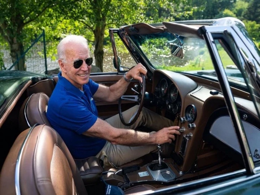 Wedding gift! joe Biden will never be able to drive a 54 year old Corvette car again | लग्नातली भेट अजून सांभाळली! बायडेन आता कधीच चालवू शकणार नाहीत Corvette कार