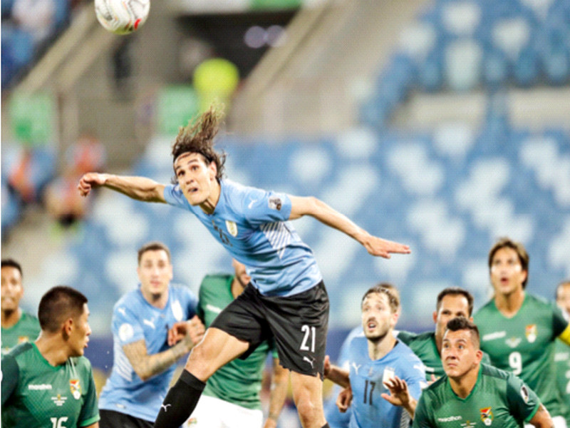 Copa Amrica: Uruguay knocked out; Paraguay also made progress | कोपा अमेरिका फुटबॉल: उरुग्वेची बाद फेरीत धडक; पॅराग्वेनेही केली आगेकूच