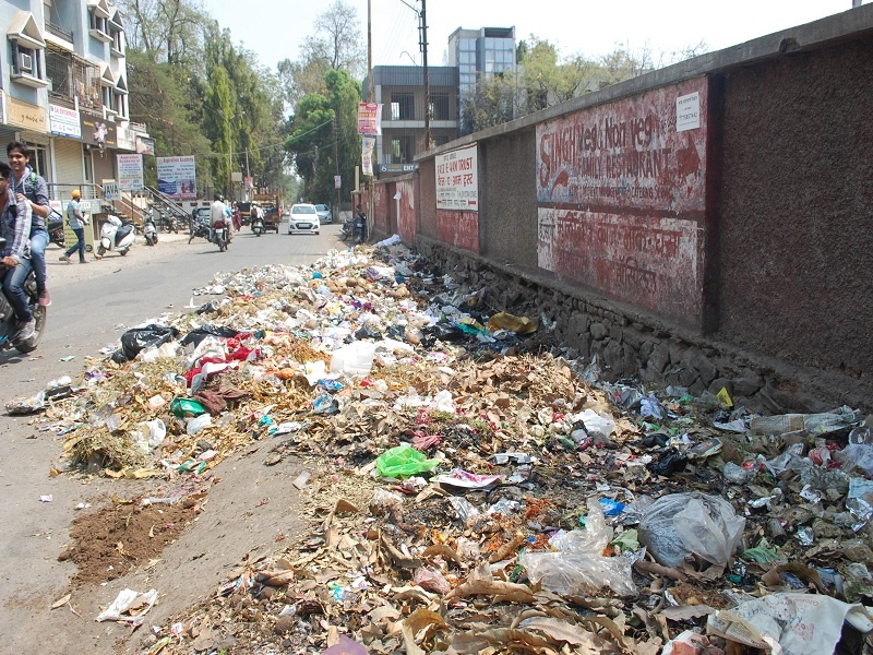 Garbage in many cities; Civil health risks | अनेक शहरांत कचराकोंडी; नागरिकांचे आरोग्य धोक्यात