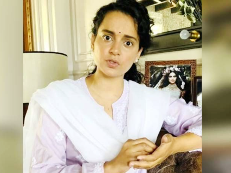 File treason case against actress Kangana Ranaut, Shiv Sena demands | अभिनेत्री कंगना राणावत यांच्यावर राष्ट्रद्रोहाचा गुन्हा दाखल करा, शिवसेनेची मागणी  ​​​​​​​