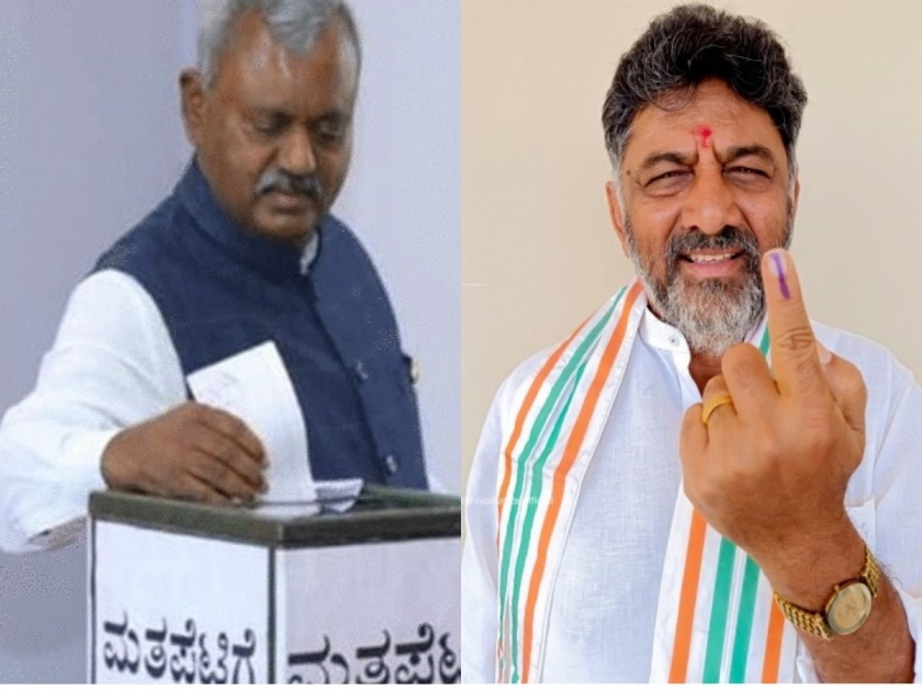 Rajya Sabha Election DK Shivakumars blow to BJP again The MLA voted for the Congress candidate | डीके शिवकुमारांचा पुन्हा भाजपला धक्का; आमदाराने केलं काँग्रेस उमेदवाराला मतदान
