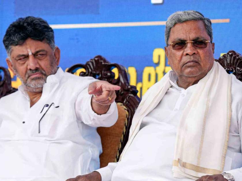 Conflict in Karnataka Congress Controversy between Chief Minister and Deputy Chief Minister? DK Shivakumar gave instructions to the workers | कर्नाटक काँग्रेसमध्ये कलह! मुख्यमंत्री अन् उपमुख्यमंत्र्यांमध्ये वाद?; डीके शिवकुमार यांनी कार्यकर्त्यांना दिल्या 'या' सूचना
