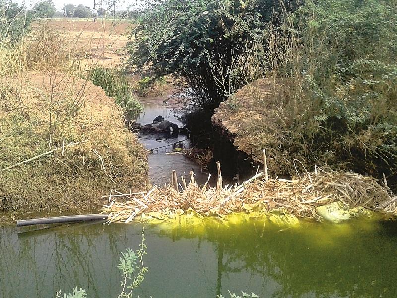 Godavari left corner canal damaged in Savanttsar Shivar | संवत्सर शिवारात गोदावरी डाव्या कालव्यास भगदाड