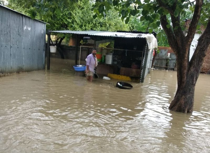 Ramgaon flooded; Contact lost! | रामगावला पुराचा वेढा; संपर्क तुटला!