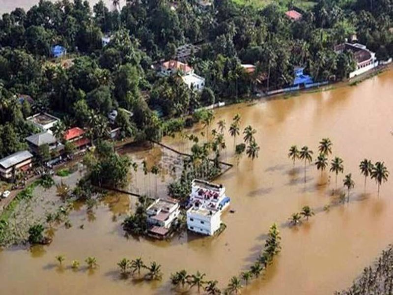 Kerala floods: See gravity of flood 100 years in Kerala, see photo | Kerala Floods: केरळमध्ये 100 वर्षांतील भीषण पूर, पाहा फोटो