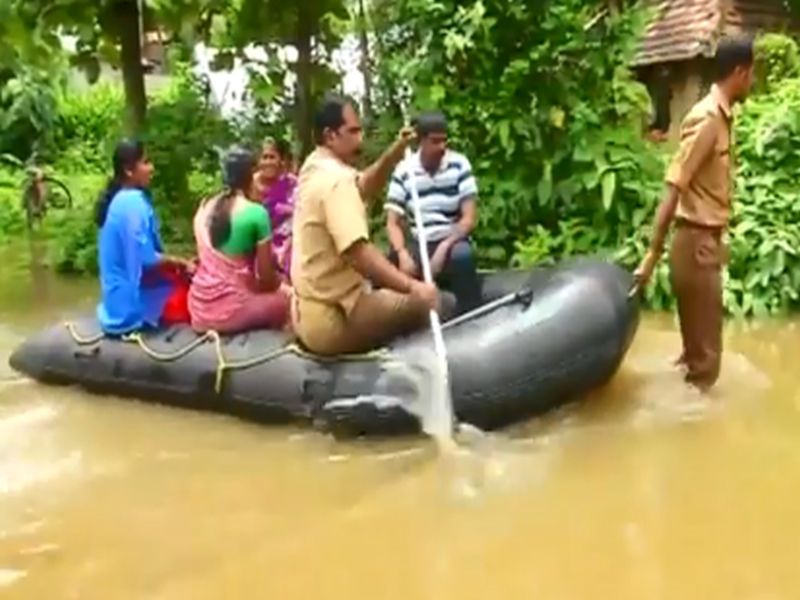 20 deaths due to rains in Kerala | केरळमध्ये पावसाचा कहर, भूस्खलन आणि पुरामुळे 20 जणांचा मृत्यू