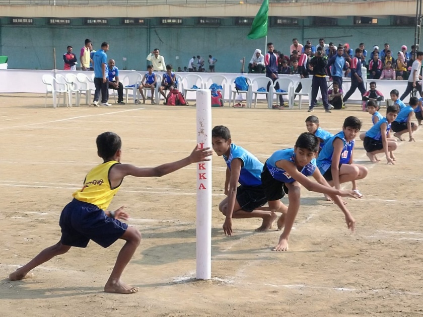 State championship and selection test kho-kho tournament: Pune, Solapur, Mumbai suburb and Sangli's winning opener | राज्य अजिंक्यपद व निवड चाचणी खो-खो स्पर्धा : पुणे, सोलापूर, मुंबई उपनगर व सांगलीची विजयी सलामी