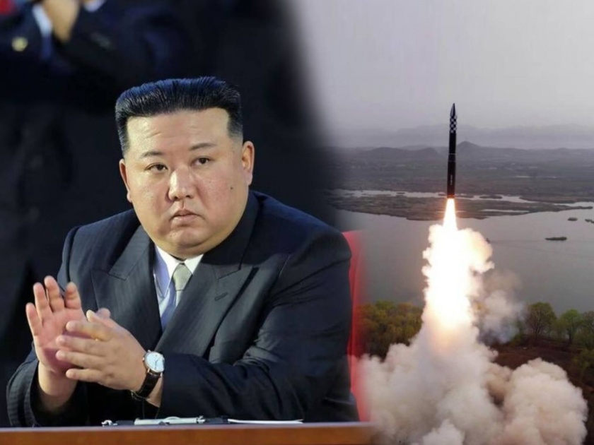 Kim Jong Un led North Korea launches internationally banned long-range ballistic missile US America | किम जोंग उनने हद्दच केली! एका पाठोपाठ एक दोन वेळा बॅलेस्टिक मिसाइलचा धमाका