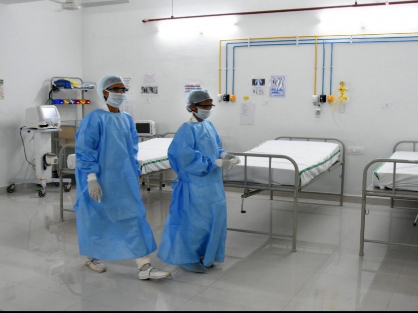 Only 40 nurses at Kovid Hospital in Madgaon; 5 got corona positive | मडगावच्या कोविड इस्पितळात केवळ 40 परिचारिका; 5 पॉझिटिव्ह झाल्याने भीतीचे वातावरण