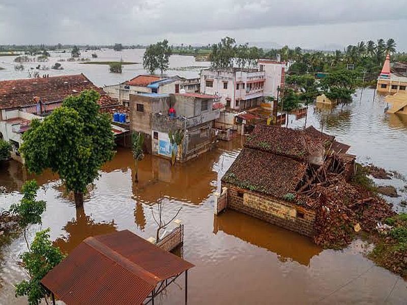 New record high rainfall in southern Maharashtra, five times the rainfall in Kolhapur | दक्षिण महाराष्ट्रात परतीच्या पावसाचा नवा उच्चांक, कोल्हापूरात पाच पट पाऊस