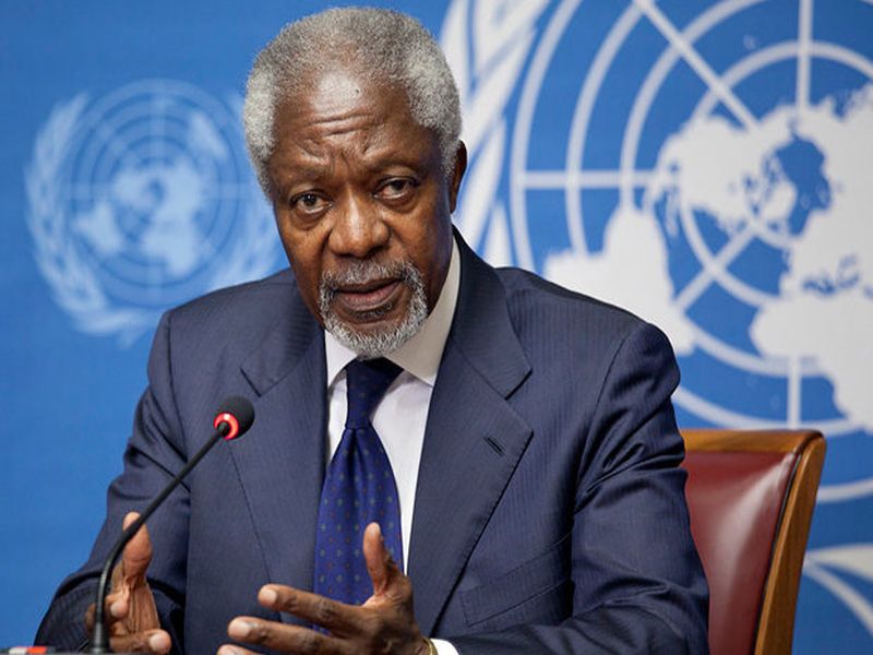 Kofi Annan, former UN secretary general, dies aged 80 | गरिबांचे मसिहा, 'शांतिदूत' कोफी अन्नान यांचं निधन