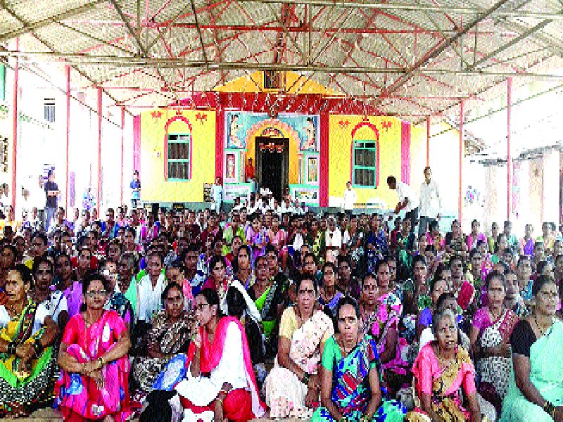  500 women farmers will be campaigning in the bay | ५०० महिला शेतकरी खाडीत आंदोलन करणार