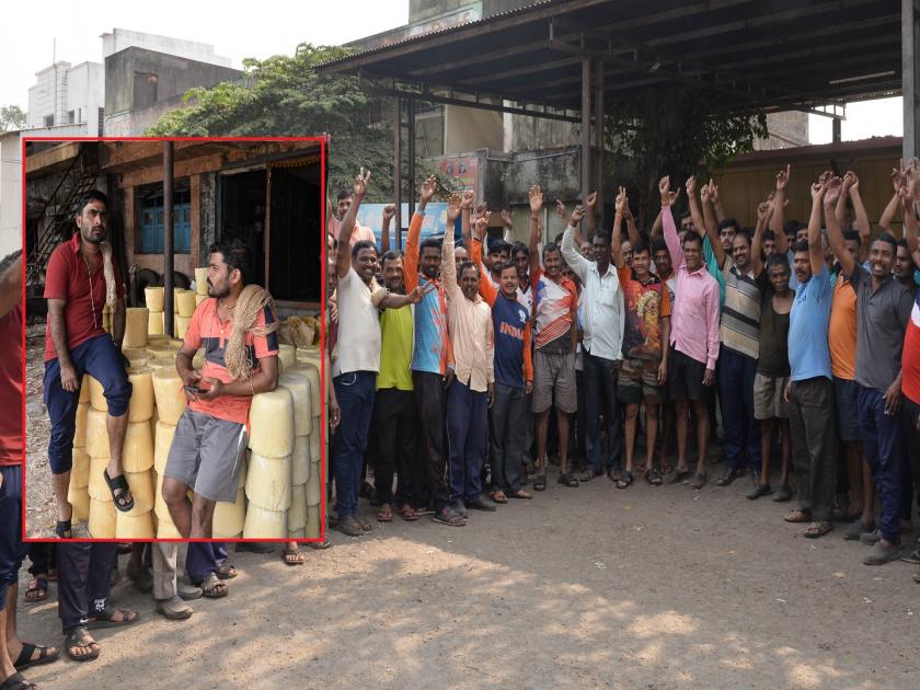 In Kolhapur, porters shut down jaggery deals | कोल्हापुरात हमालांनी बंद पाडले गुळाचे सौदे, बाजारपेठेवर परिणाम