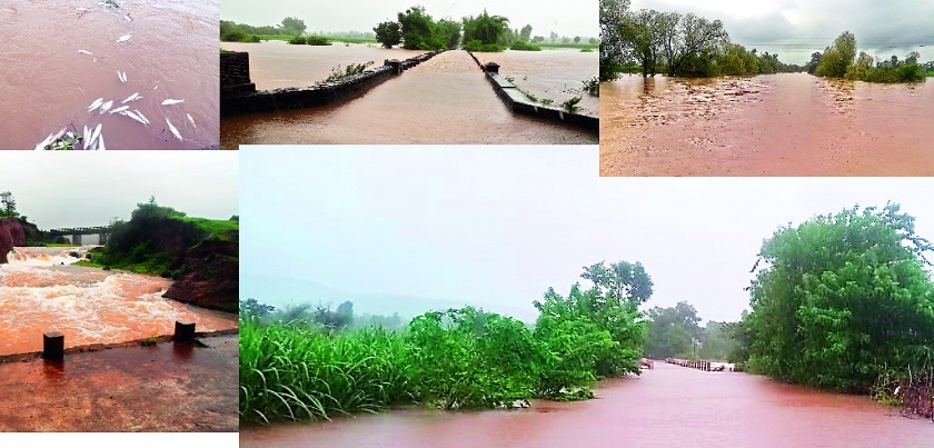 Due to heavy rainfall, the life-threatening disruption in Kolhapur district | मुसळधार पावसाने कोल्हापूर जिल्ह्यात जनजीवन विस्कळीत