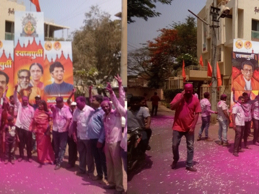 Shivsena's rally in Kolhapur Lok Sabha constituency | कोल्हापूर लोकसभा मतदार संघात शिवसेनेचा जल्लोष