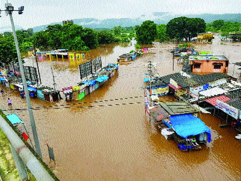 Heavy rain in Konkan! Flooding in Thane, Raigad, Palghar | अवघे कोकण पाण्याखाली! ठाणे, रायगड, पालघरमध्ये पूरस्थिती