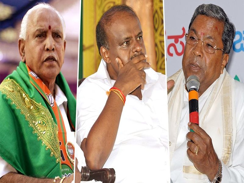 Karnataka election results: Congress leads in front of BJP, BJP gets 'hooked' | Karnataka Election Result 2018: काँग्रेस आघाडीवर तर भाजपकडूनही 'काँटे की टक्कर'