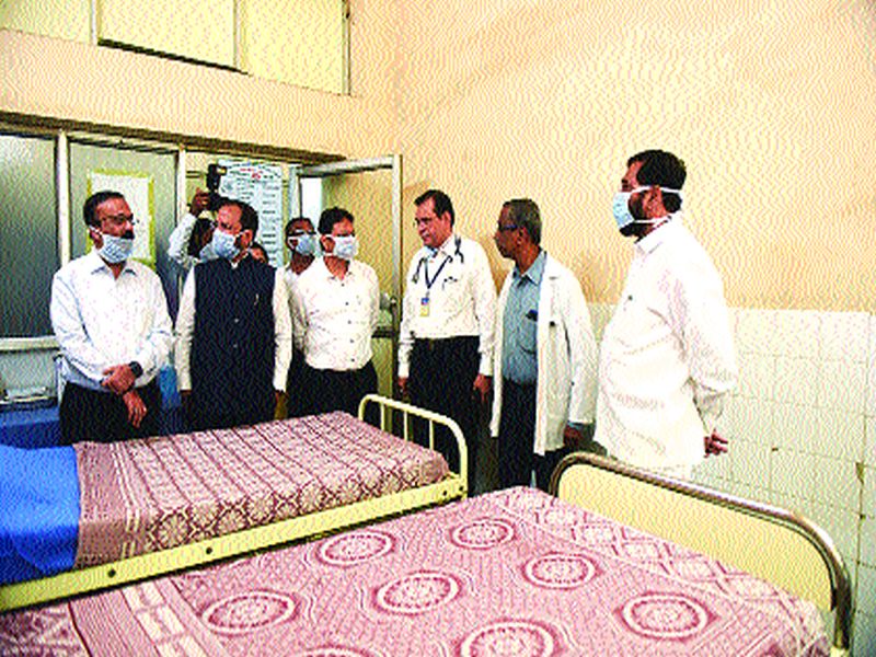 MHADA's 1000 bed hospital in Wagle Estate area - Jitendra Awhad | वागळे इस्टेट परिसरात म्हाडाचे एक हजार बेडचे रुग्णालय- जितेंद्र आव्हाड