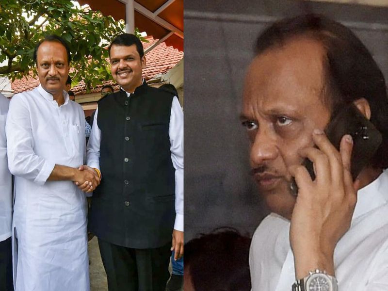 Shiv Sena leader Sanjay Raut has revealed a case in the power sharing meeting | "'त्या' बैठकीत अजित पवार फोनवर चॅटिंग करत होते, त्यानंतर त्यांचा फोन स्विच ऑफ झाला; अन्..."