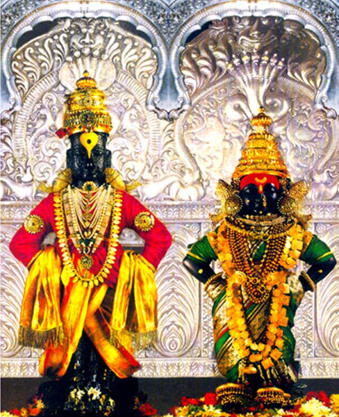 Commencement of Vajralepa work on Vitthal-Rukmini idol at Pandharpur | पंढरपुरातील विठ्ठल-रूक्मिणी मुर्तीस वज्रलेपाचे कामास प्रारंभ