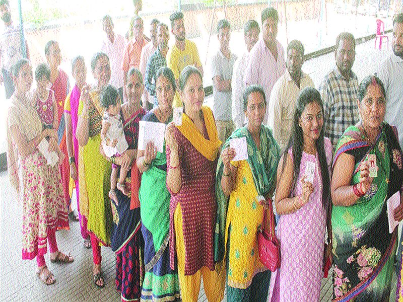 In Kalyan Rural Constituency, voter turnout was 46.37 percent | कल्याण ग्रामीण मतदारसंघात झाले ४६.३७ टक्के मतदान