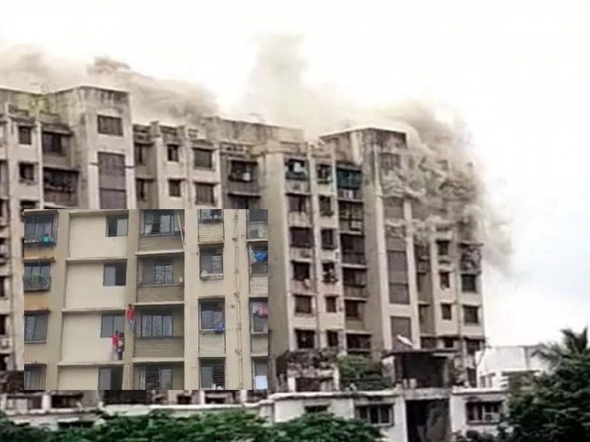 Kurla Building Fire: Residents' building in Kurlya caught fire, work to evacuate trapped residents underway | Mumbai Building Fire: कुर्ल्यातील रहिवासी इमारतीला भीषण आग, अडकलेल्या नागरिकांना बाहेर काढण्याचं काम सुरू 