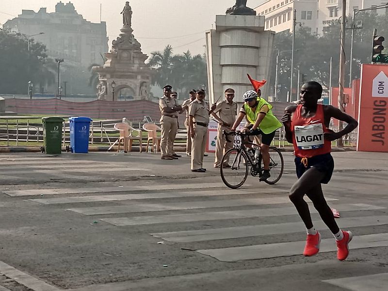 Mumbai Marathon 2019: Kenya's Cosmos Lagat win Mumbai Marathon title | Mumbai Marathon 2019 : केनियाच्या कॉसमस लॅगटने पटकावले मुंबई मॅरेथॉनचे विजेतेपद 