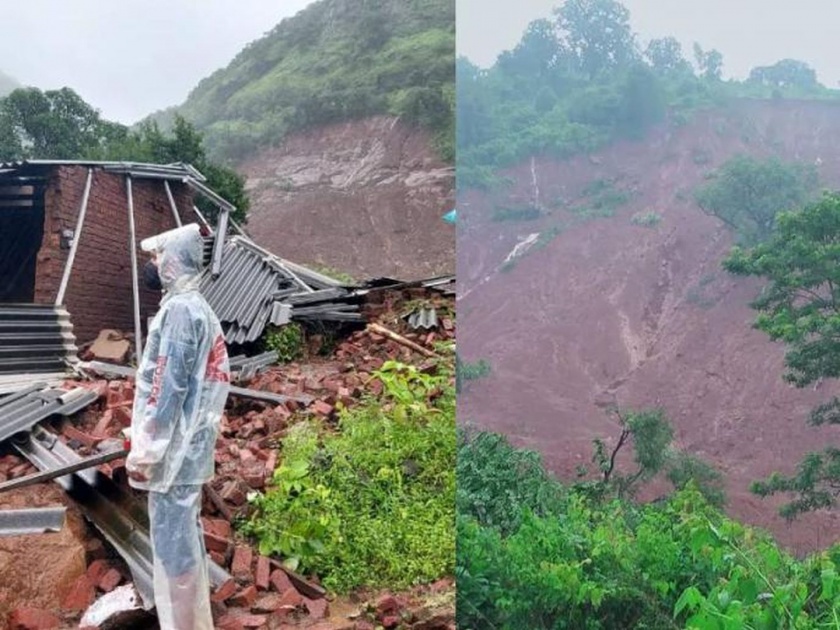 Raigad mahad Landslide update: landslide in two different places in Raigad, lost 60 lives | Raigad Landslide: रायगड जिल्ह्यावर आभाळ कोसळले; दरडींनी घेतला 60 जणांचा बळी