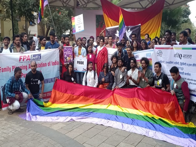 In Pimpri-Chinchwad, 'LGBTs' expressed their 'pride' through a rally. | पिंपरी-चिंचवडमध्ये ‘एलजीबीटीं’नी रॅलीतून व्यक्त केला ‘अभिमान’ 