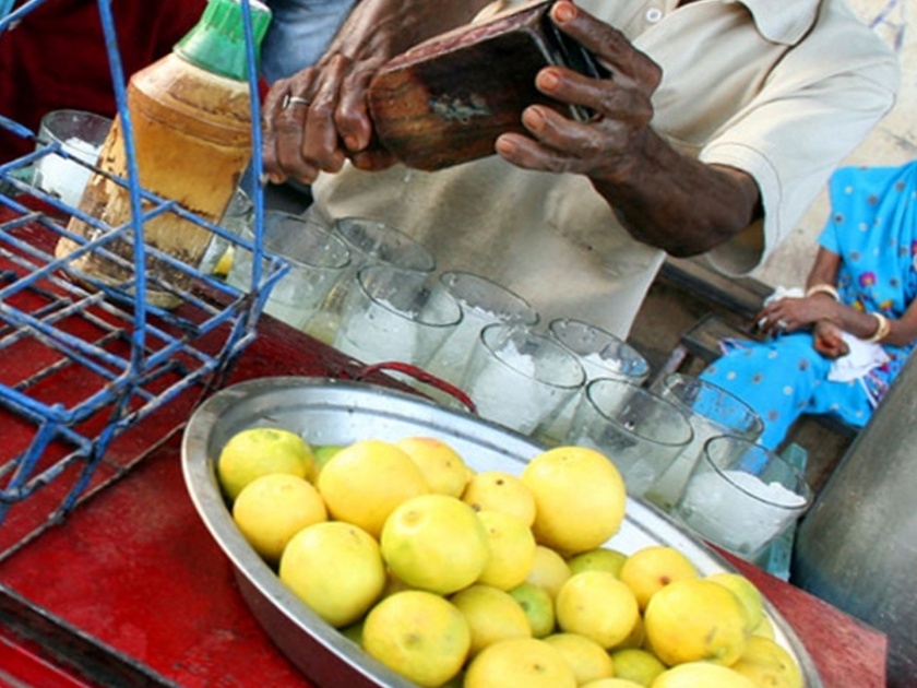 Due to the increase in the demand of cold drinks, lemon and kokum syrup attractiveness | काहिली वाढल्याने थंड पेयांची मागणी वाढली,लिंबू व कोकम सरबतचे आकर्षण
