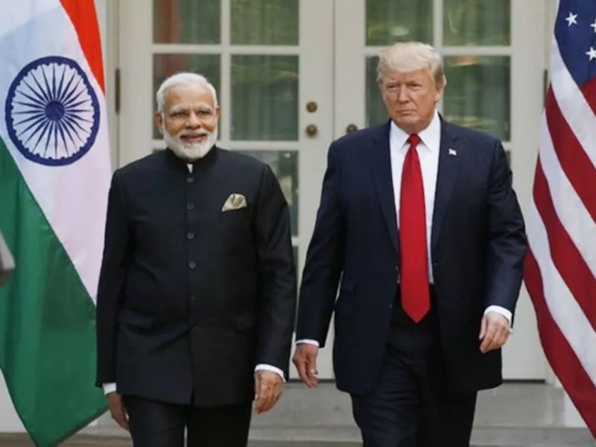 NCP criticizes Narendra Modi over Donald Trump visit to India | “ट्रम्प येता दारी, गरीबांची चिंता कोण करी”; राष्ट्रवादीकडून मोदींवर टीका