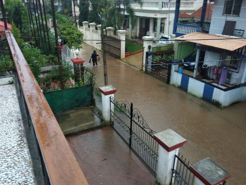 375 mm of rainfall in Lonavla within 24 hours | लोणावळ्यात 24 तासांत तब्बल 375 मिमी पाऊस; जनजीवन विस्कळीत   