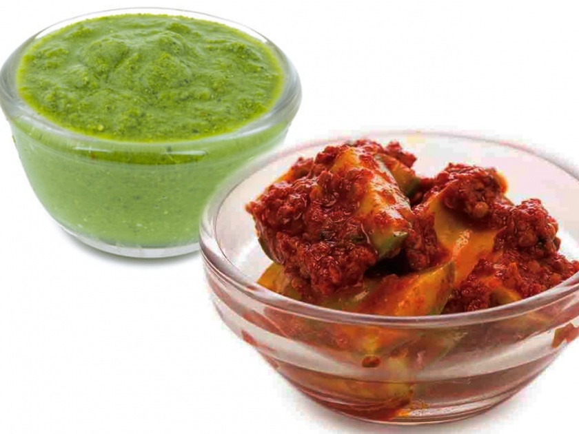 Pickles versus chutney what is healthy for health | चटणी की लोणचं; दोघांपैकी काय खाणं ठरतं हेल्दी?