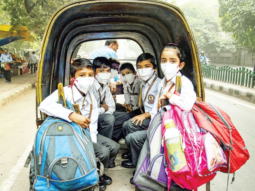 Health emergencies due to pollution in Delhi area; Restrictions on construction | दिल्ली परिसरात प्रदूषणामुळे आरोग्यविषयक आणीबाणी; बांधकामांना बंदी