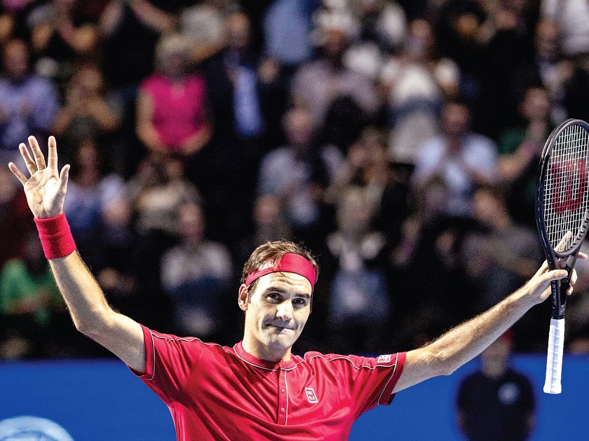 Swiss indoor tennis: Federer enters the final with a record win | स्विस इनडोअर टेनिस : फेडररचा विक्रमी विजयासह अंतिम फेरीत प्रवेश
