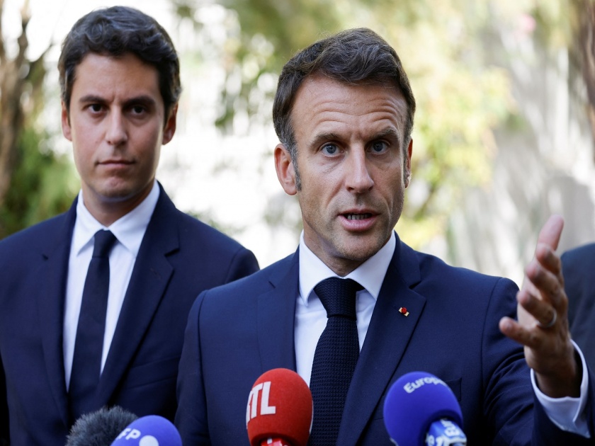 France gets youngest and first gay prime minister gabriel attal; Declaration by President Emmanuel Macron | फ्रान्सला मिळाले सर्वात तरुण आणि पहिले समलिंगी पंतप्रधान; राष्ट्राध्यक्ष मॅक्रॉन यांची घोषणा