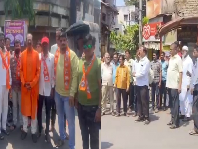 Tension between Shahu Chhatrapati supporters and Shindesena office bearers in Kolhapur | कोल्हापुरात शाहू छत्रपती समर्थक व शिंदेसेना पदाधिकाऱ्यांमधील घोषणांनी तणाव, शाहू छत्रपतींवरील टीकेचे पडसाद
