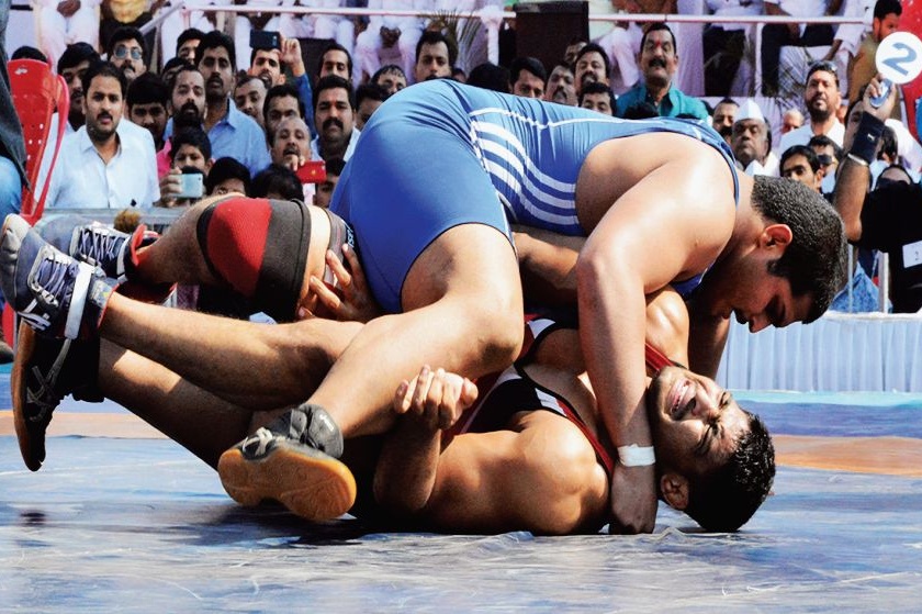  'Maharashtra Kesari' wrestling: The defeat of Chandrabhad Patil | ‘महाराष्ट्र केसरी’ कुस्ती : चंद्रहार पाटीलला पराभवाचा धक्का