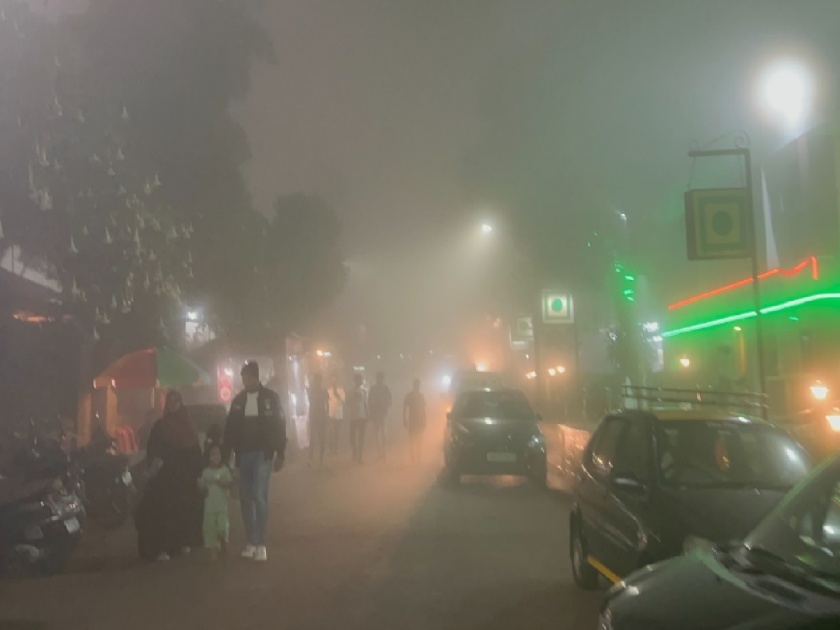 Mahabaleshwar lost in the fog during the heat wave; Tourists are overwhelmed | उष्णतेची लाट असतानाच महाबळेश्वर धुक्यात हरवले; पर्यटक भारावले