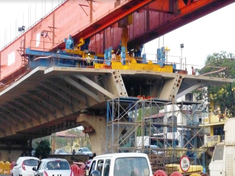 The third Mandvi Bridge will be inaugurated on January 12, completed 91 percent work | तिसऱ्या मांडवी पुलाचे 12 जानेवारीला उद्घाटन, 91 टक्के काम पूर्ण