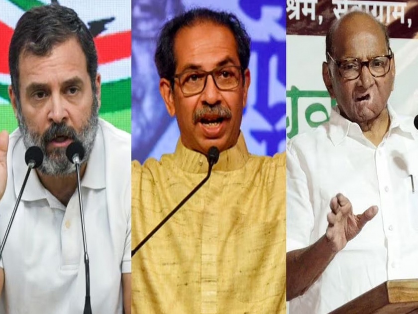 Controversy in Mahavikas Aghadi Sharad Pawar upset with Uddhav Thackeray group and Congress for announcing loksabha candidates list | मविआत वाद! परस्पर उमेदवार जाहीर केल्यानं ठाकरे गट आणि काँग्रेसवर शरद पवार नाराज