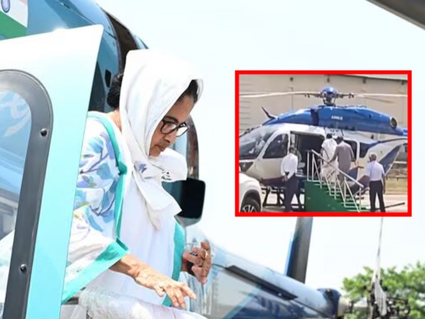 Mamata Banerjee falls in helicopter, fourth incident in two years | ममता बॅनर्जी हेलिकॉप्टरमध्येच पडल्या, दोन वर्षांतली चौथी घटना